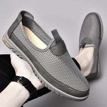 Confort Usoare Adidasi De Vara Ochiurilor De Plasă Respirabil În Aer Respirabil Pantofi De Funcționare Moda Barbati Pantofi Casual Tendință Barbati Adidasi