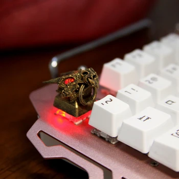 Nunu 3D Cap de Dragon Rășină Taste Cherry MX Cruce Ax Mecanic Tastatură cu iluminare din spate OEM R4 ESC Capace Personaliza Cadouri de Aur Keycap