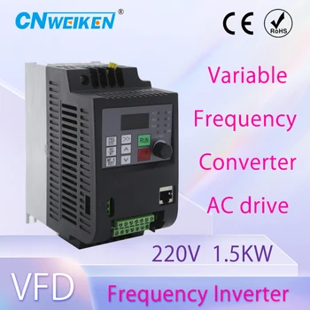 1,5 kw/2.2 kw/4kw 220v AC Frecventa VFD Invertor monofazat de Intrare Pentru 3 Faze de Ieșire ac unități /Convertizor de Frecvență