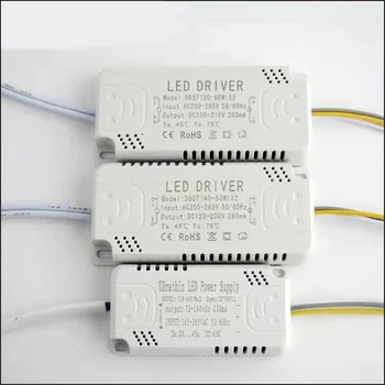 Driver LED culoare 1 și 3 culori Adaptor Pentru Iluminat cu LED AC220V Non-Transformator de Izolare Pentru Plafon cu LED-uri de Lumină de Înlocuire 8-80