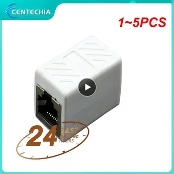 1~5 BUC Conector de Rețea Ethernet Extender Extensie Adaptor de sex Feminin 8 Core Cablu RJ45 Ethernet Extender