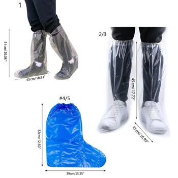 Gros, pentru un Plus Mare de Unică folosință Boot Pantof Acoperă Non-Alunecare Rezistent la Apă Picior Protectori pentru Interior, Exterior Durabil