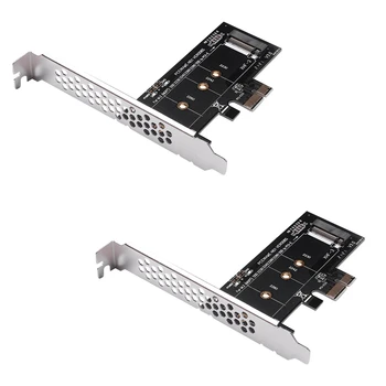 2X Add Pe Carduri PCIE La M2 Adaptor PCI Express 3.0 X1 La NVME SSD M2 PCIE Fonduri Adaptor Suport 2230 2260 2280 M. 2 SSD
