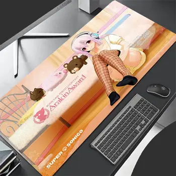 Anime Fata Gamer Accesorii Kawaii Birou 900x400 Calculator Mousepad Laptop Jocul Birou Mousepad Covor Tastatură Desktop Mat