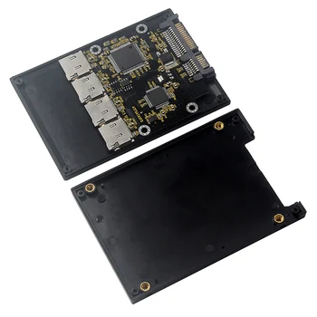 2.5 Inch 4 TF la SATA, Adaptor de Card, -a Făcut SSD Solid state Drive, Pentru a -SD pentru SATA RAID Grup Card