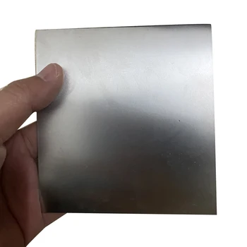 304 din Oțel Inoxidabil Foaie Pătrat de Tablă de Oțel / Oțel Inoxidabil Folie de aluminiu de 0,5 mm Grosime 100mm x100mm Decorative Placă de Oțel
