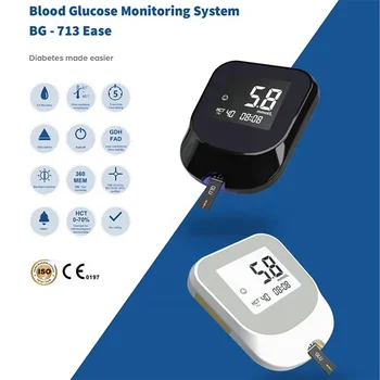 De Zahăr din sânge moniteur Medicament pentru Diabetul zaharat Glucométro de Monitorizare, accesorii, benzi de test, puncție acul de puncție pen