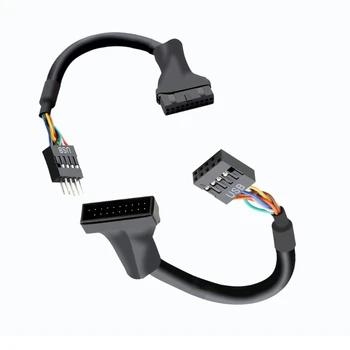 Motherboard Header Adapter Cablu 20Pin USB3.0 Feminin/Masculin La 9Pin USB2.0 Masculin/ Feminin Convertor Adaptor USB3.0 să 2.0