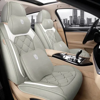 Universal Huse Auto Perna Pentru BMW E60 F30 E46 E36 Audi A4 B8 Golf 7 Accesorii Interioare Femei set Complet Auto Protector