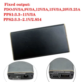 5.5 * 2.1 SĂ PD/QC Flash de Încărcare Dublu USB de Telefon de Încărcare Rapidă Adaptor 12-96V 65W Pas în Jos Module Pentru Huawei SCP/FCP Apple PD