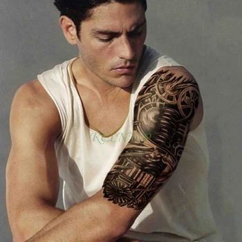 Impermeabil Tatuaj Temporar Autocolant 3D Cool brațul robotului autocolante tatuaj de Arta flash tatuaj tatuaje false pentru bărbați