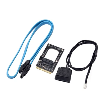 mSATA la RiserBoard Adaptor cu 7pin SATA3.0 Extensie 5V de Alimentare Cablu Mini Convertor de 2.5