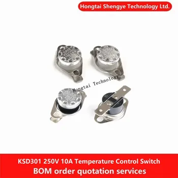 KSD301/302 comutator de Temperatura 80/85/90/95/100/125/130/180C-190 de grade, în mod Normal închis 10A 250V senzor de Temperatură