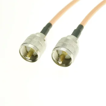 PL259 UHF -Tip plug de sex masculin să UHF de sex masculin Jumper Coadă RG142 RG-142 M17/60 Coaxial RF Cablu