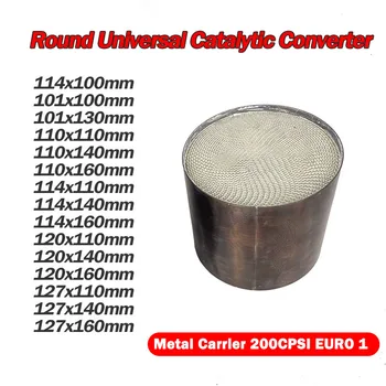 Convertor catalitic 200 CPSI Universal Fagurele catalizatorului Metalic Catalizator, Evacuare Filtru 101*100MM EURO 1