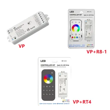 4CH 2.4 G HZ RF CV/RGB/benzi cu LED-uri RGBW Controller DC12-24V întunecarea Netedă și comuta fără nici ickering pentru RGB/benzi cu led-uri RGBW